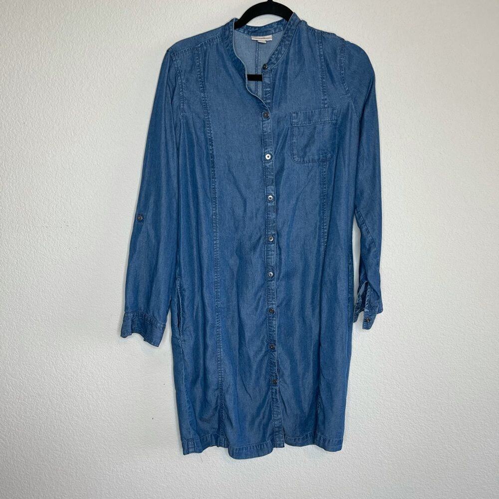 J Jill denim dress with pockets